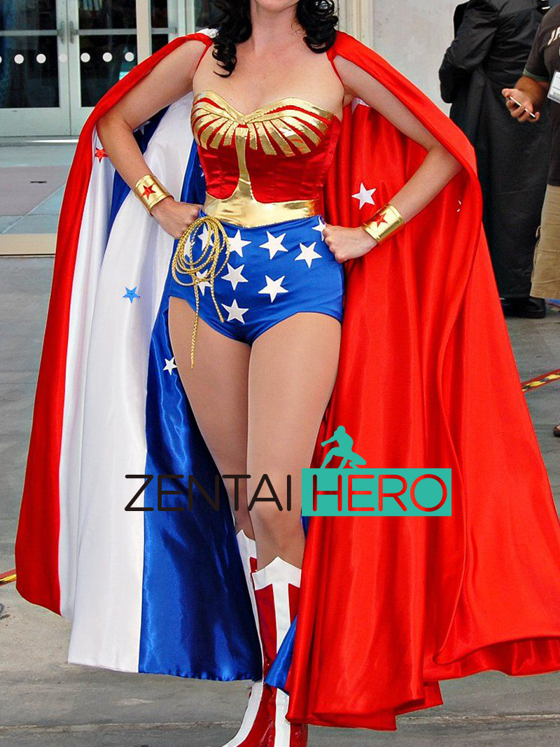 Hot Super Heroine Goddess Wonder Girl Lynda Cart Cosplay Costume