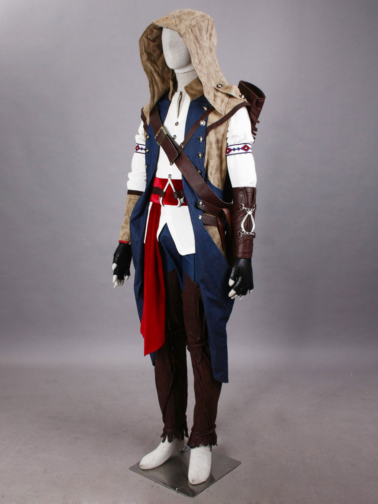 Assassin's Creed III Connor Assassin Uniform Cosplay Costume