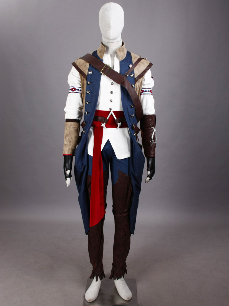 Assassin's Creed III Connor Assassin Uniform Cosplay Costume