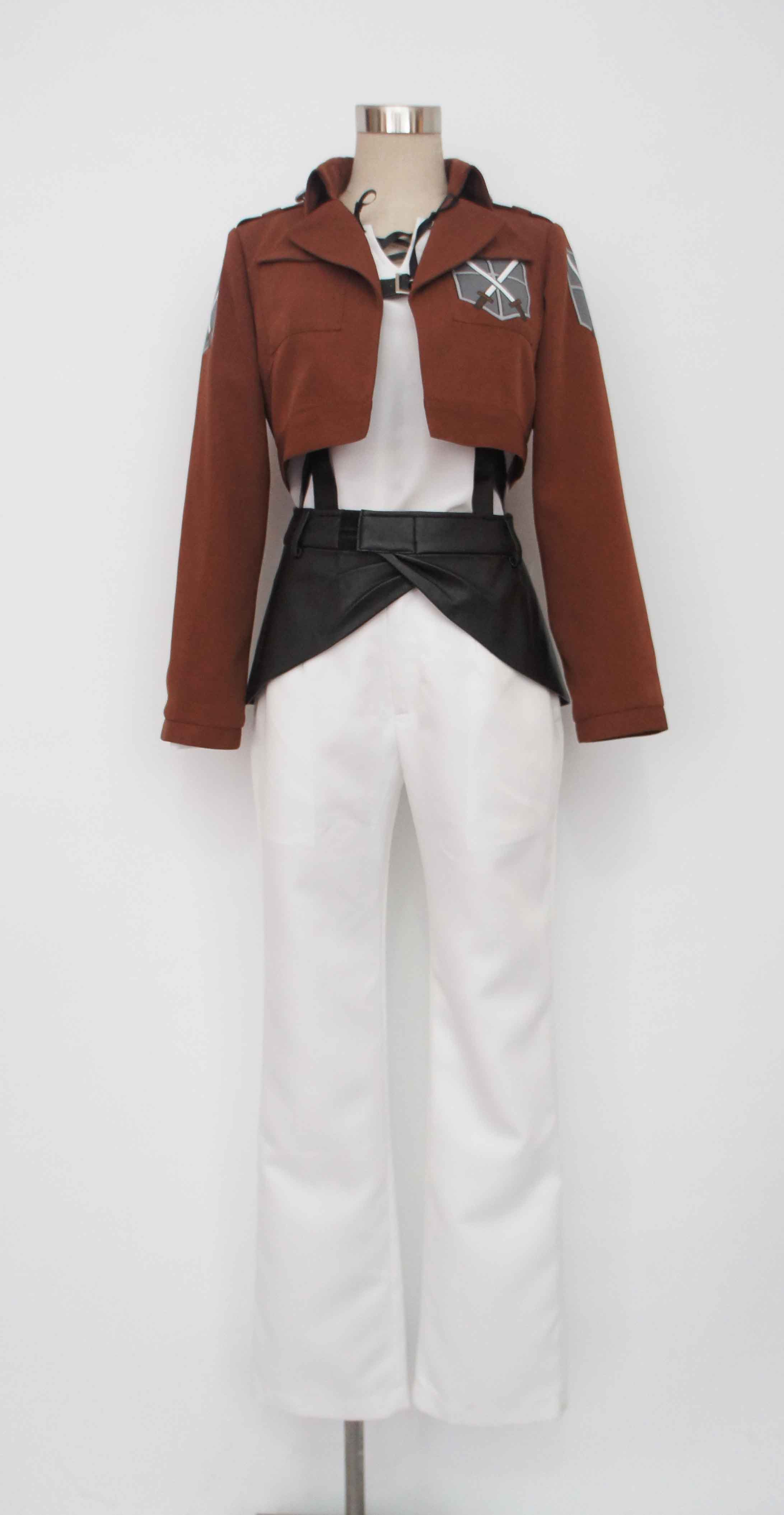 Attack on Titan Eren Jaeger Trainee Class Boy's Uniform Cosplay