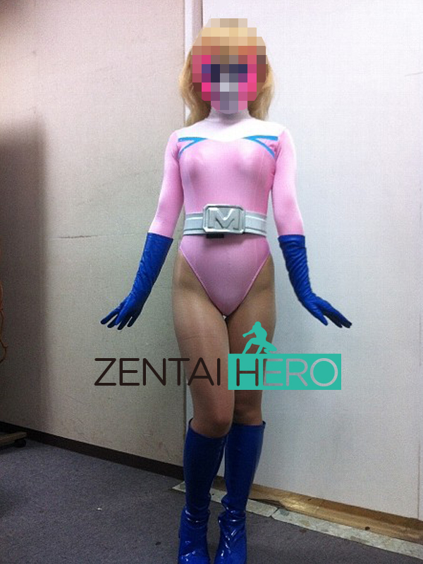 Super Heroine Pink Gigalady Zentai Catsuit NO Helmet