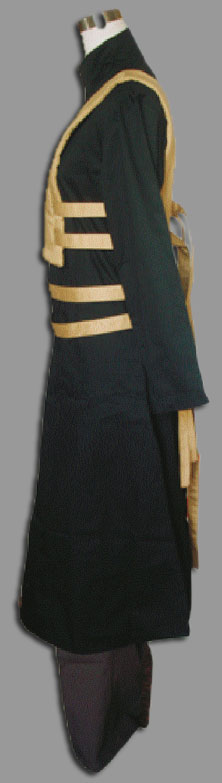 Naruto Shippuden Gaara Black Cosplay Costume V2