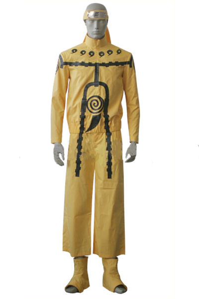 Naruto Uzumaki Naruto Nine Tails Chakra Mode Cosplay Costume