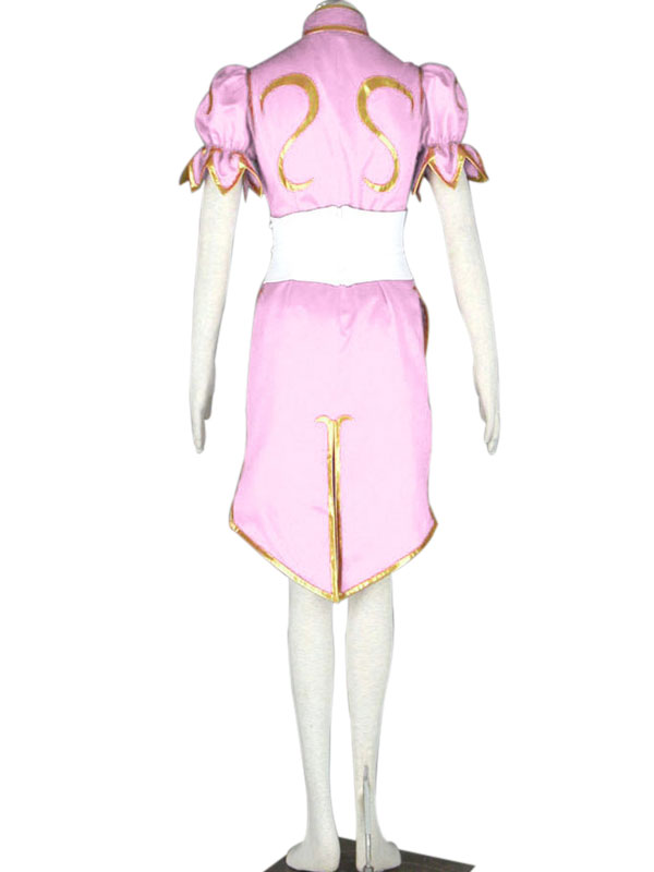 Street Fighter Chun-Li Pink Cosplay Costume