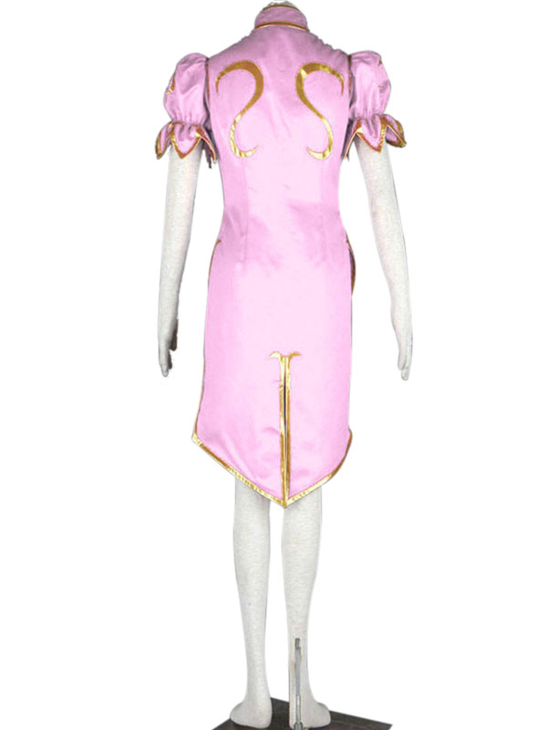 Street Fighter Chun-Li Pink Cosplay Costume