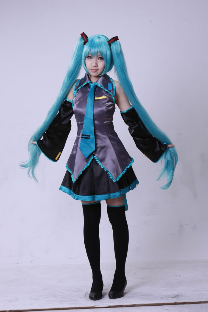 Vocaloid Hatsune Miku Loituma Girl Ievan Polkka Cosplay Costume