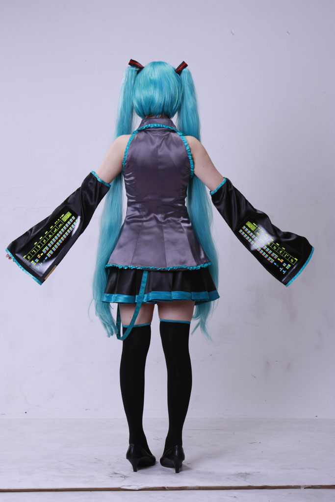 Vocaloid Hatsune Miku Loituma Girl Ievan Polkka Cosplay Costume