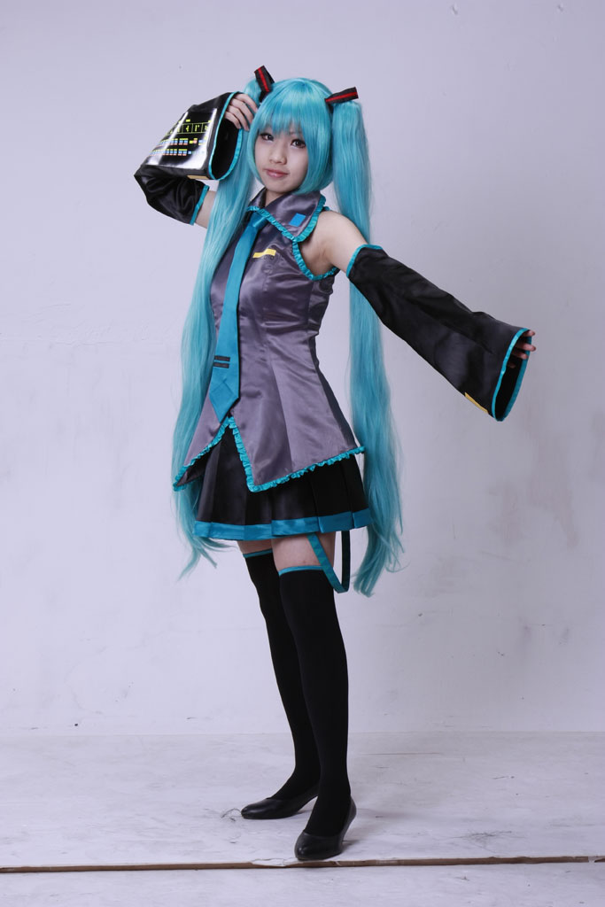 Vocaloid Hatsune Miku Loituma Girl Ievan Polkka Cosplay Costume