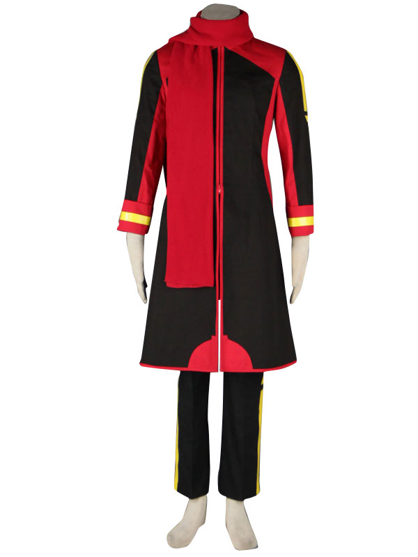 Vocaloid Kaito Cosplay Costume Hallween Uniform Black