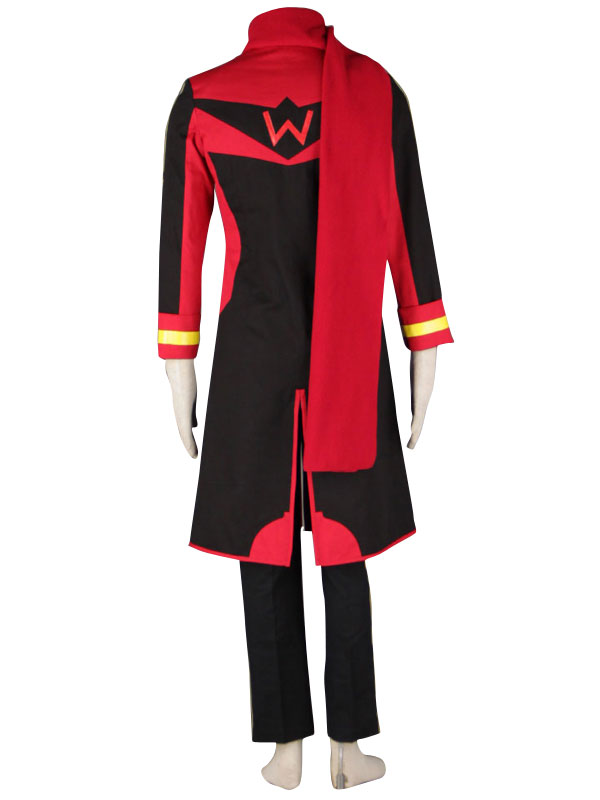 Vocaloid Kaito Cosplay Costume Hallween Uniform Black