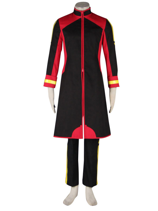 Vocaloid Kaito Cosplay Costume Hallween Uniform Black