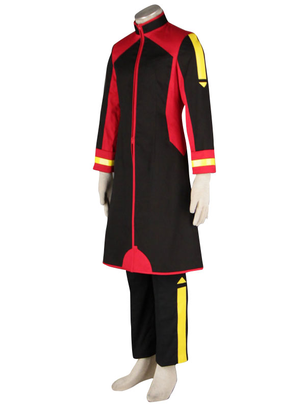 Vocaloid Kaito Cosplay Costume Hallween Uniform Black