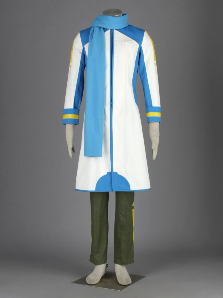 Vocaloid Kaito Cosplay Costume Halloween Suit Blue