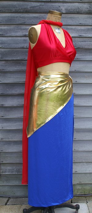 Wonder Woman Vintage Dress Cosplay Costume