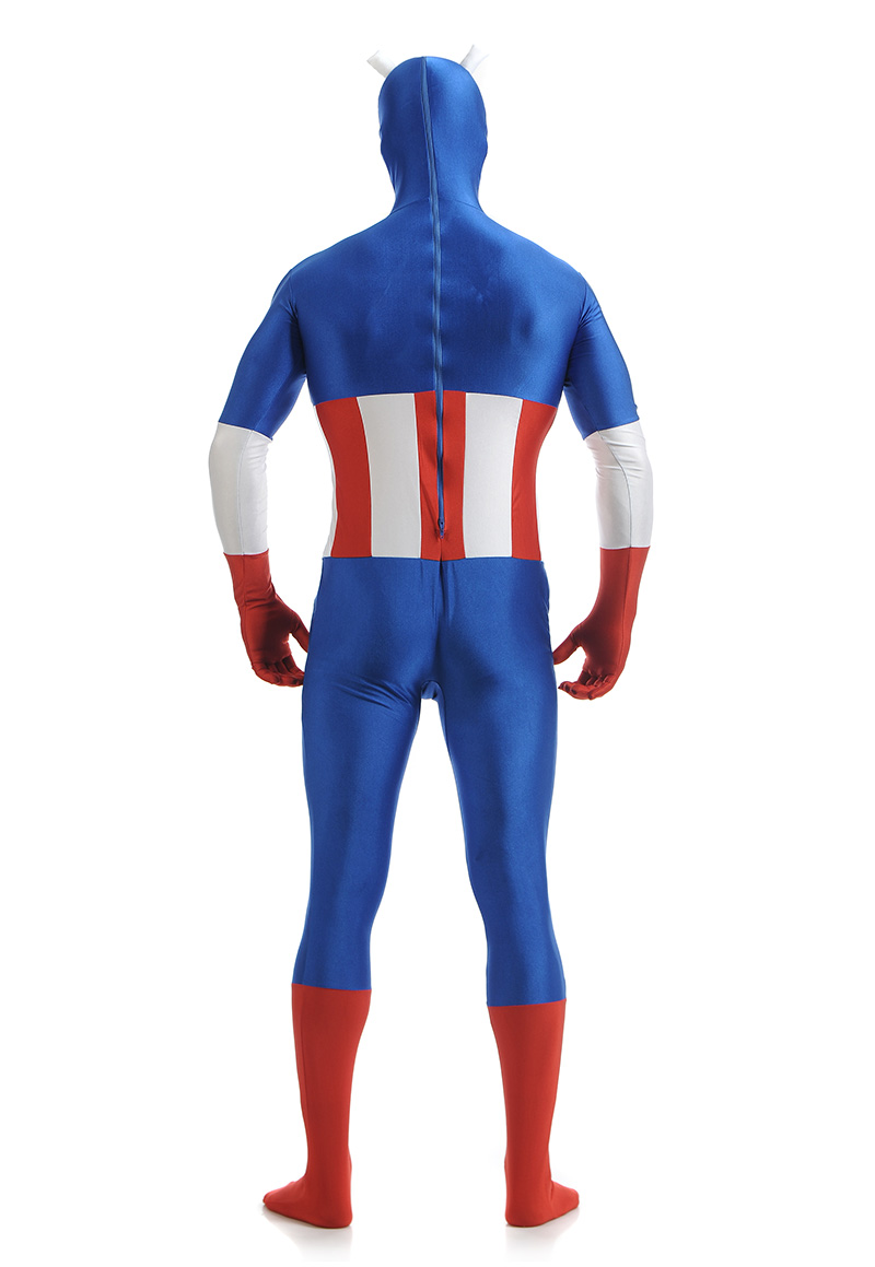 Captain America Superhero Halloween Costume Men