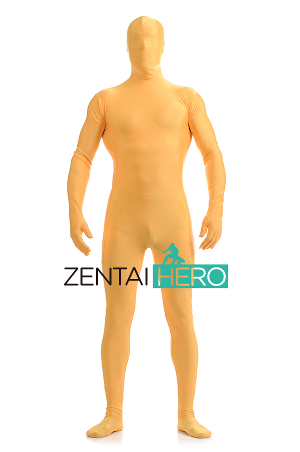 Orange Fullbody Spandex Zentai Suit