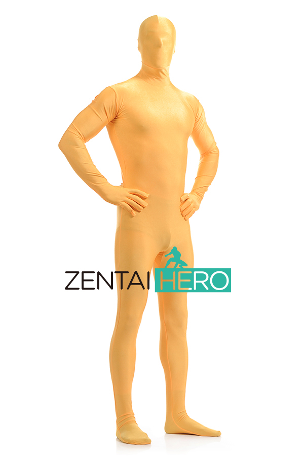 Orange Fullbody Spandex Zentai Suit