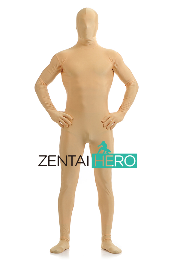 Khaki Color Fullbody Spandex Zentaisuit