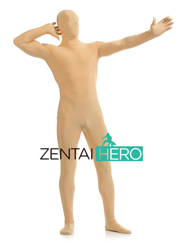 Khaki Color Fullbody Spandex Zentaisuit