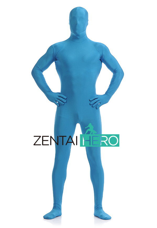 Blue Fashion Fullbody Zentai Suit