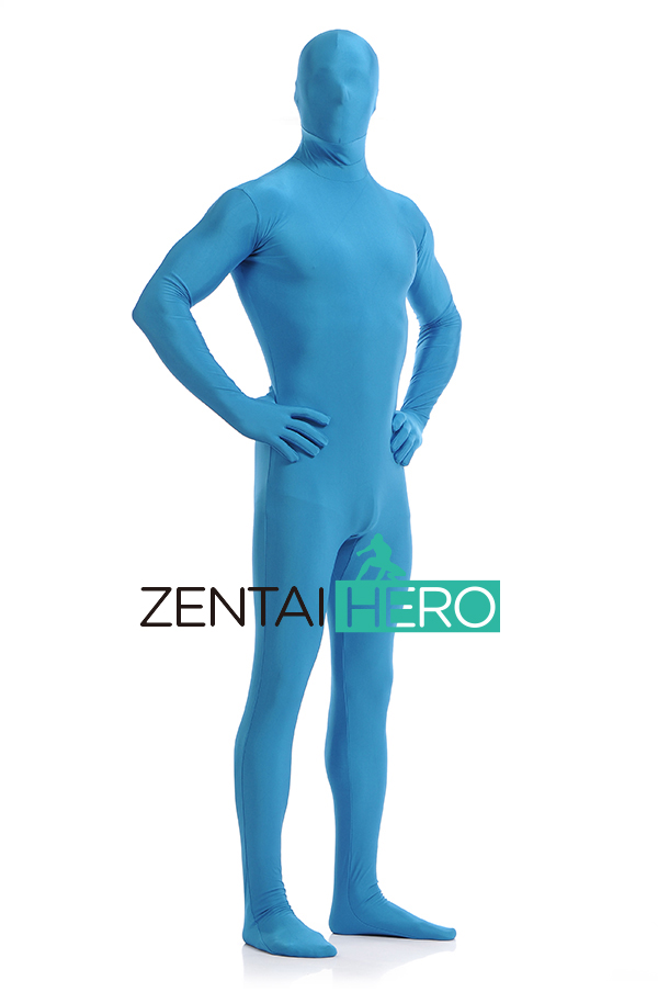 Blue Fashion Fullbody Zentai Suit