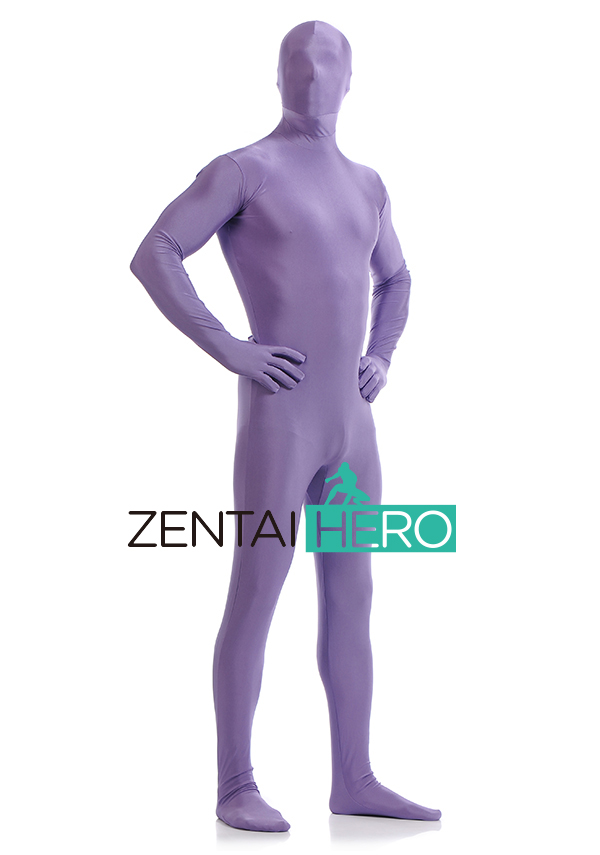 Purple New Cheap Spandex Zentai Bodysuit