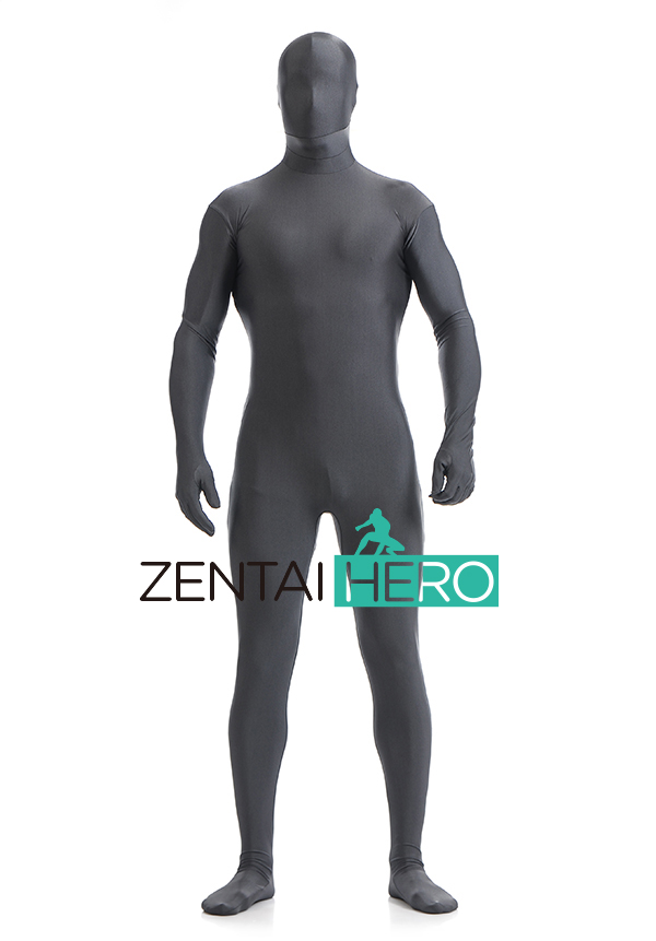 Dark Gray Fashion Adult Zentai Suit