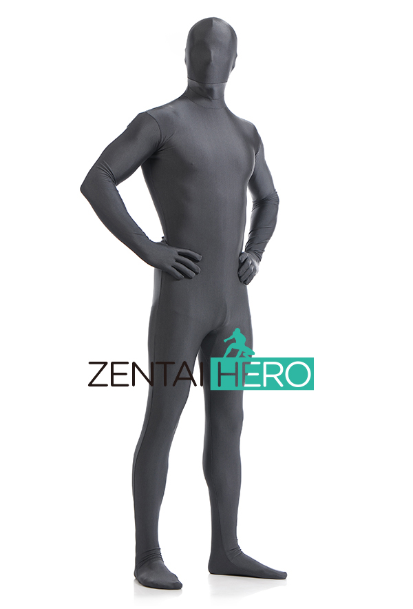 Dark Gray Fashion Adult Zentai Suit