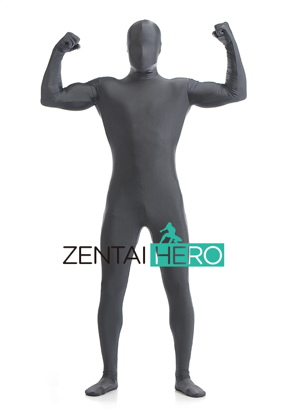 Dark Gray Fashion Adult Zentai Suit