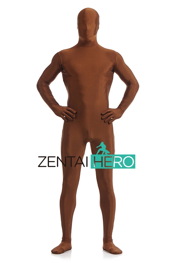 Brown Fashion Adult Lycra Spandex Suit