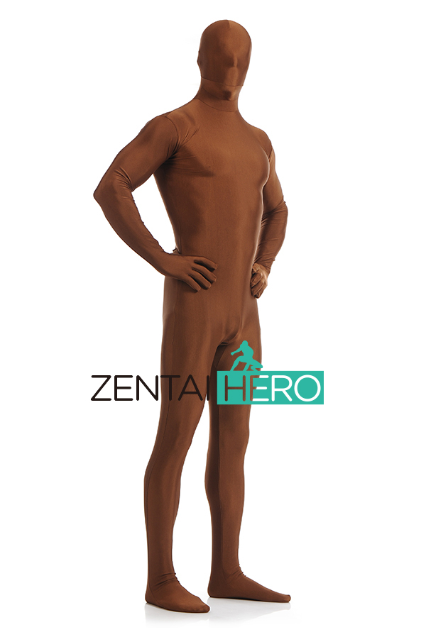 Brown Fashion Adult Lycra Spandex Suit