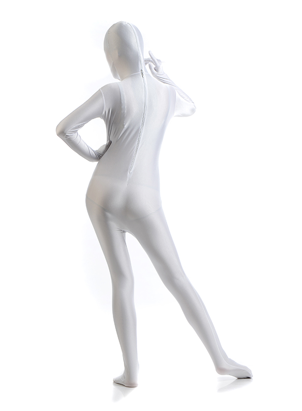 White Sexy Women Zentai Bodysuit