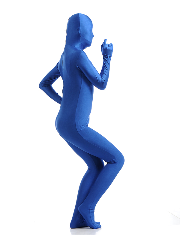 Blue Color Sexy Women Zentai Bodysuit