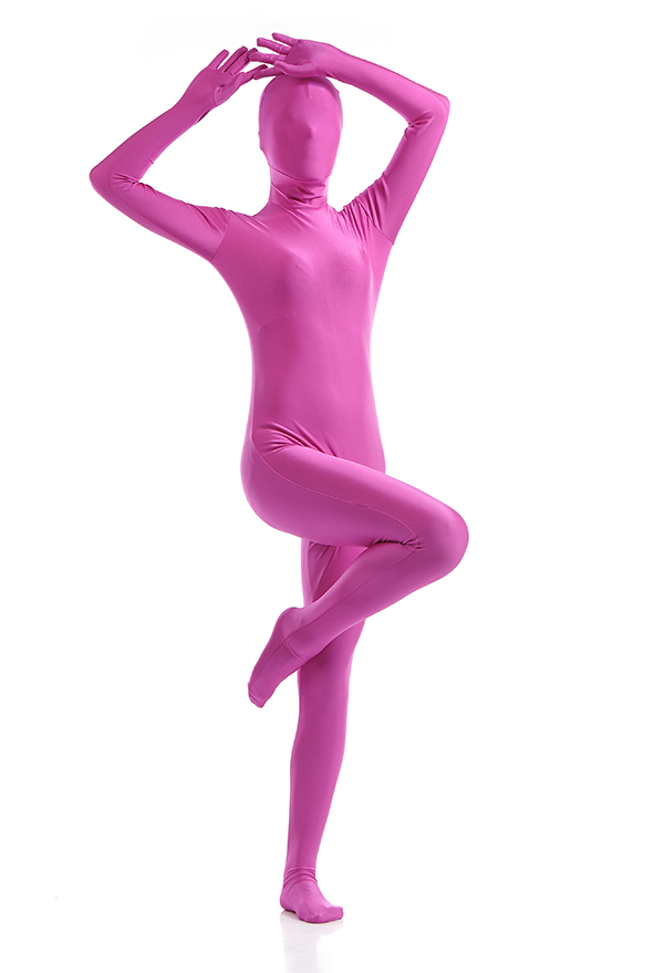 Fuchsia Sexy Women Zentai Tight Suit