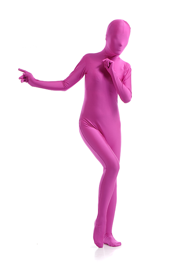 Fuchsia Sexy Women Zentai Tight Suit