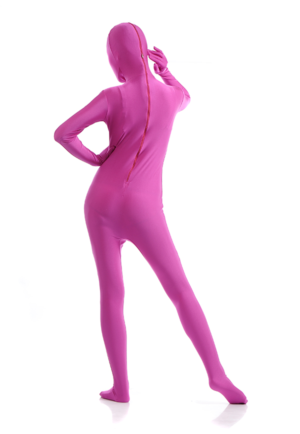 Fuchsia Sexy Women Zentai Tight Suit