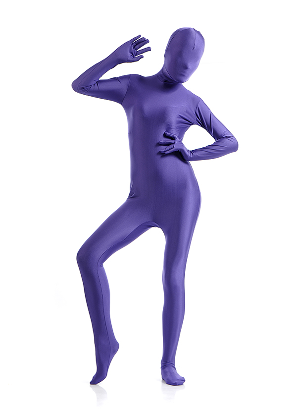 Sexy Purple Women\'s Tight Bodysuit