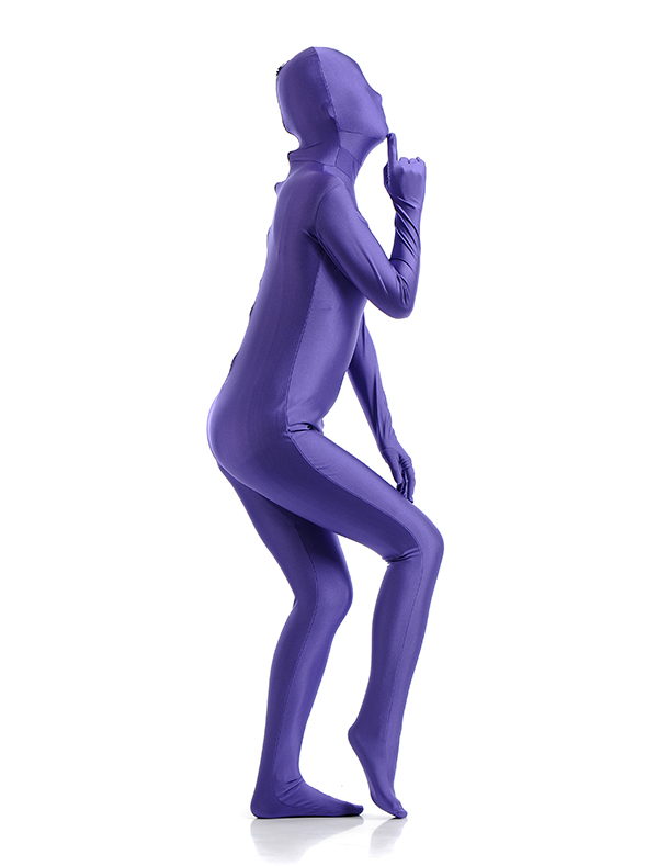 Sexy Purple Women's Tight Bodysuit