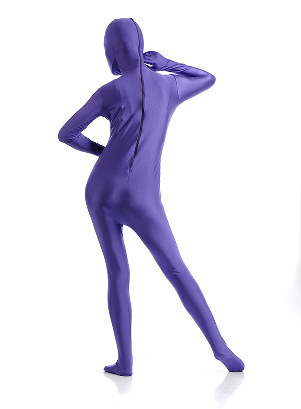 Sexy Purple Women's Tight Bodysuit