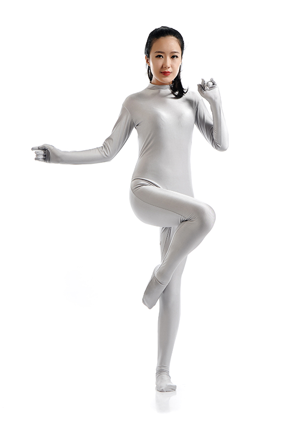 Sexy Light Gray Fashion Body Catsuit