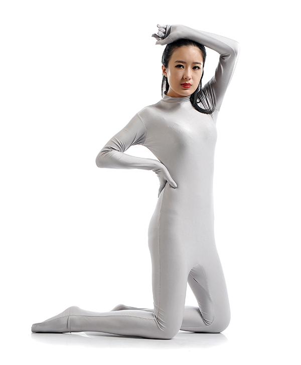 Sexy Light Gray Fashion Body Catsuit