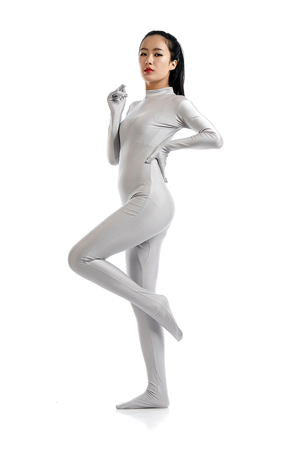 Sexy Light Gray Fashion Body Catsuit