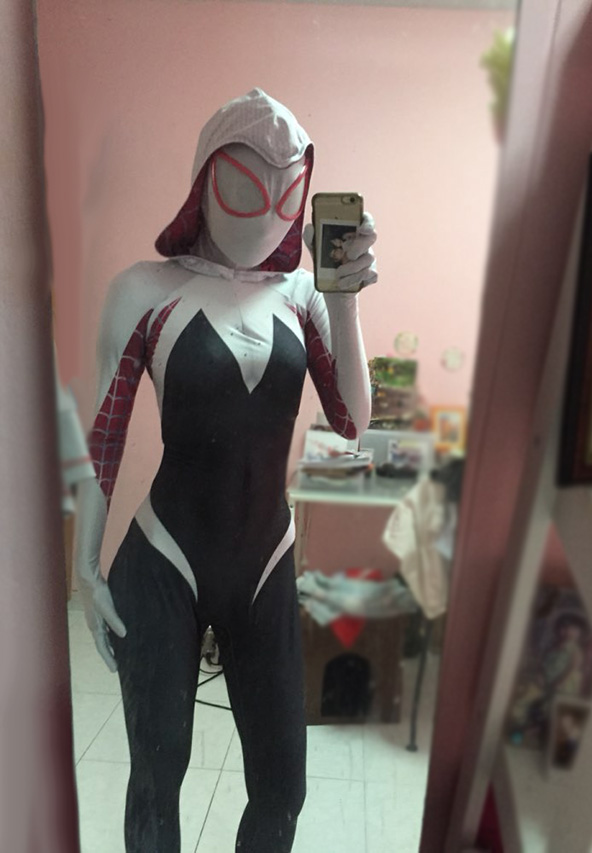 Amazing 3D Printing Spider Man Gwen Stacy Costume