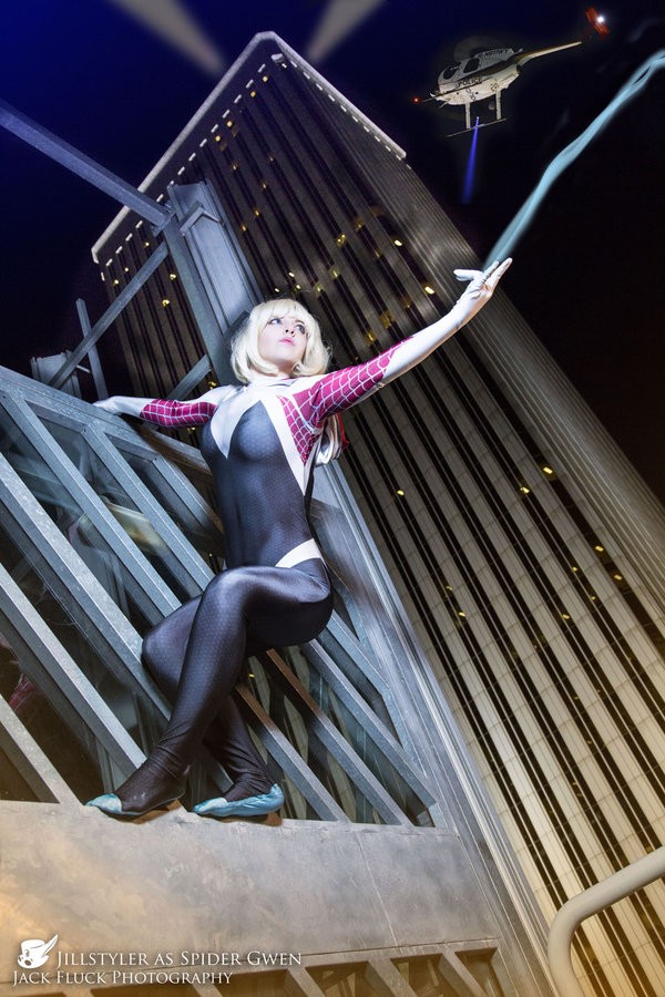 Amazing 3D Printing Spider Man Gwen Stacy Costume