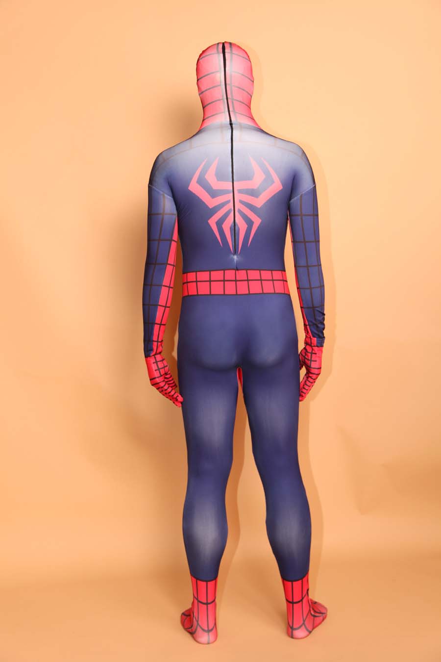 Navy Red Spider Man Halloween Superhero Costume