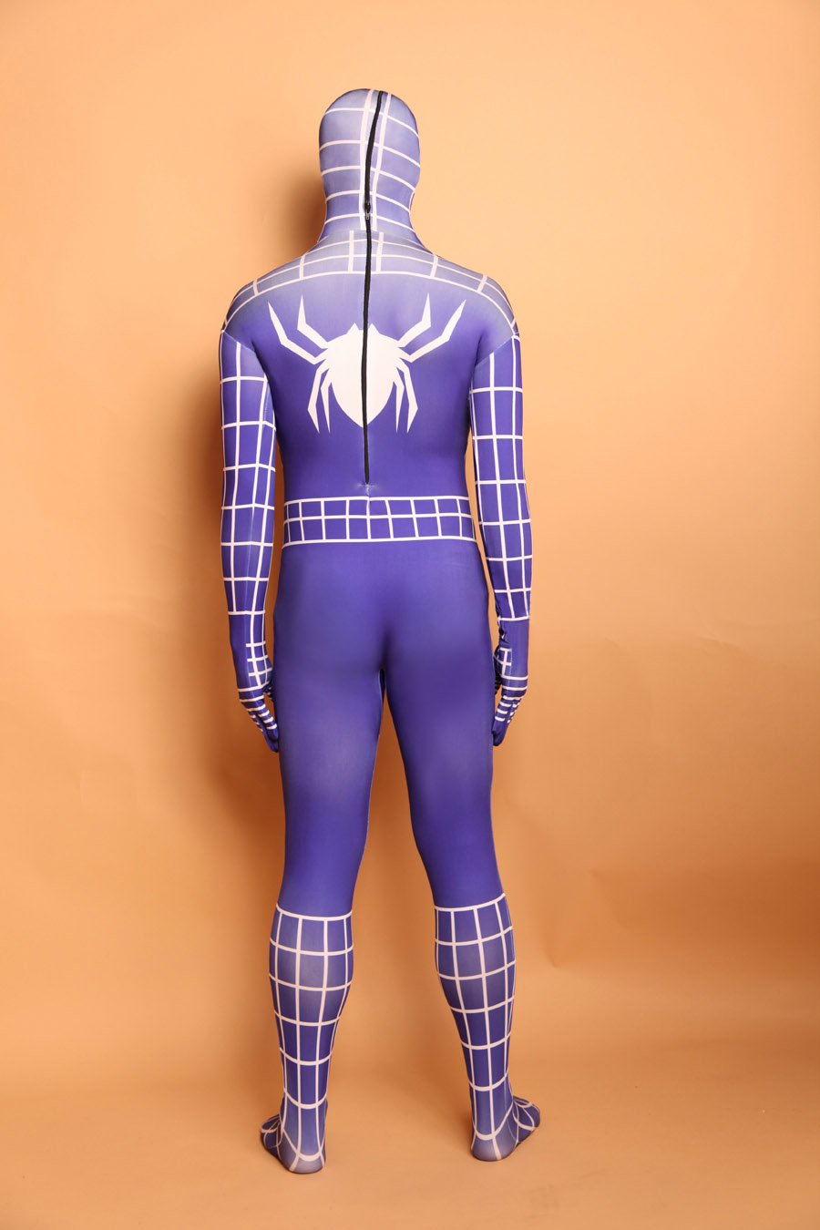 Fashion Purple Spiderman Cosplay Halloween Bodysuit