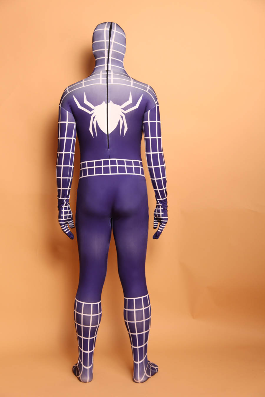 Dark Purple Spiderman Superhero Costume