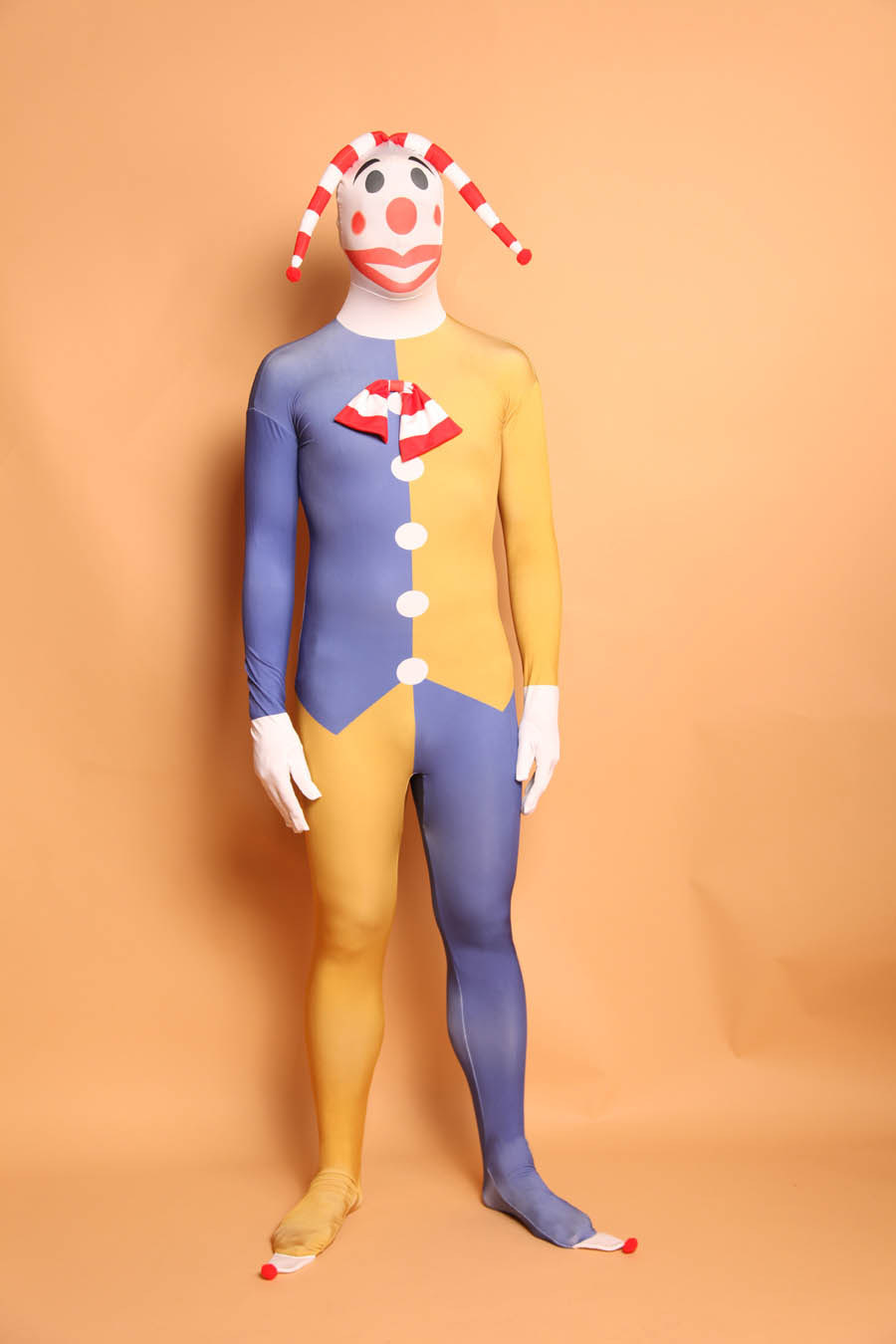 New Joker Clown Spandex Halloween Bodysuit