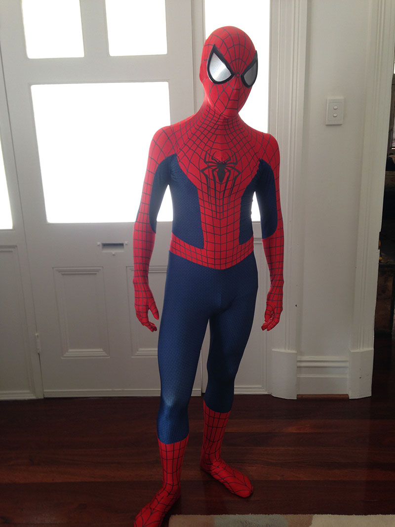 2017 The New Amazing Spider-Man 2 Costume 3D Spiderman Costume