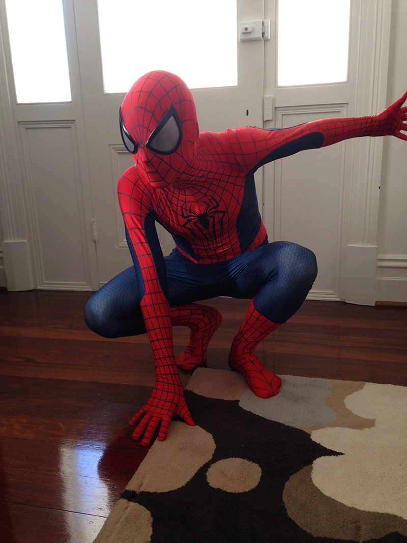 2017 The New Amazing Spider-Man 2 Costume 3D Spiderman Costume